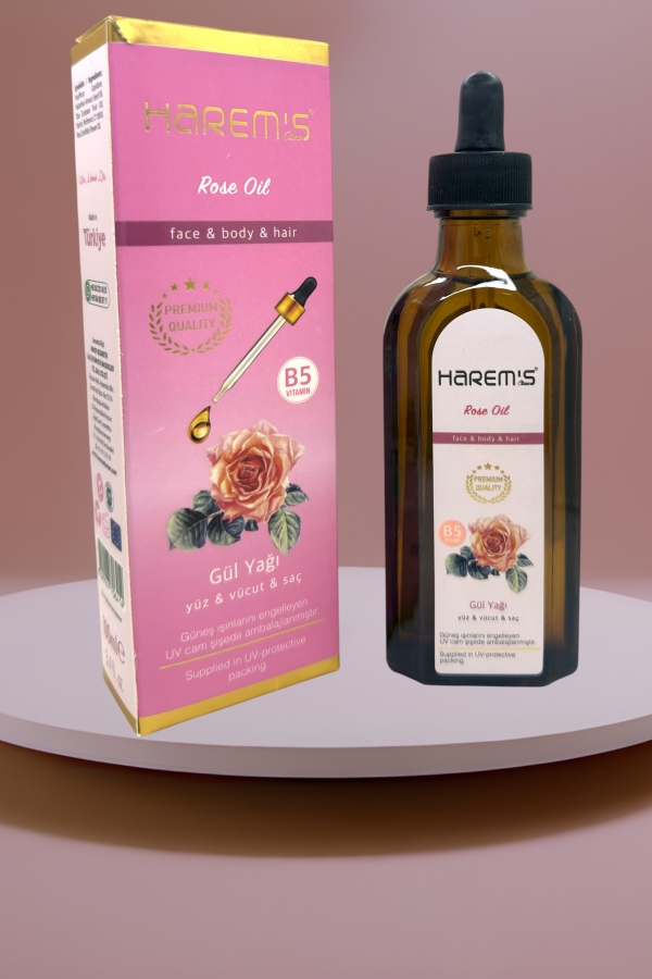 Harem's Gül Yağı - Saç, Yüz, Vücut 100 ml