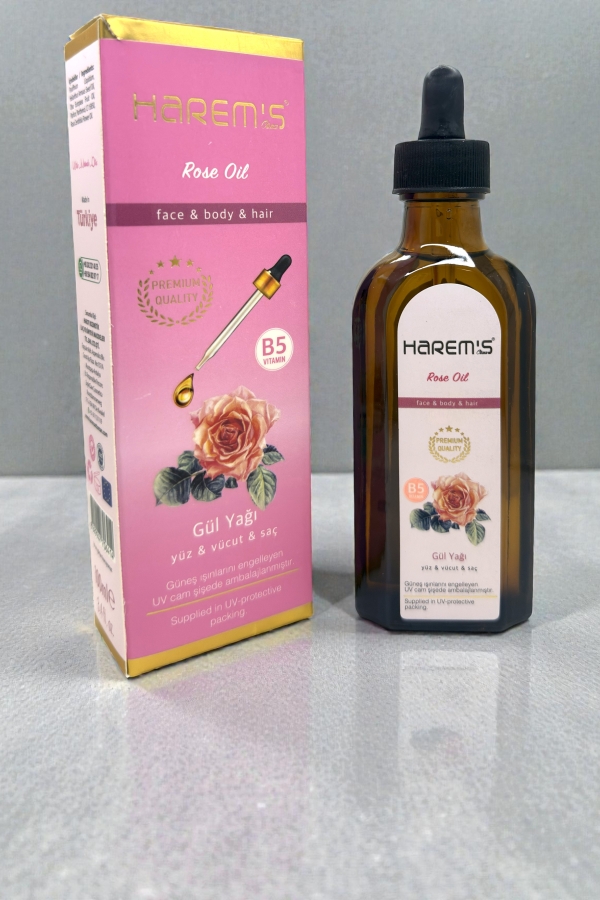 Harem's Gül Yağı - Saç, Yüz, Vücut 100 ml
