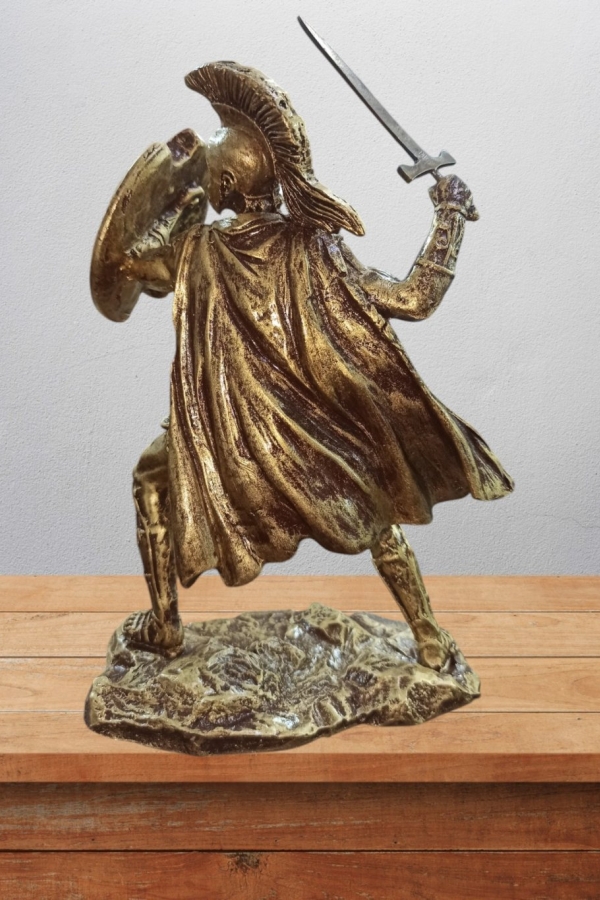 Akhilleus Biblo 25 Cm Mitolojik Kahraman Heykel Dekor Hediyelik Eşya