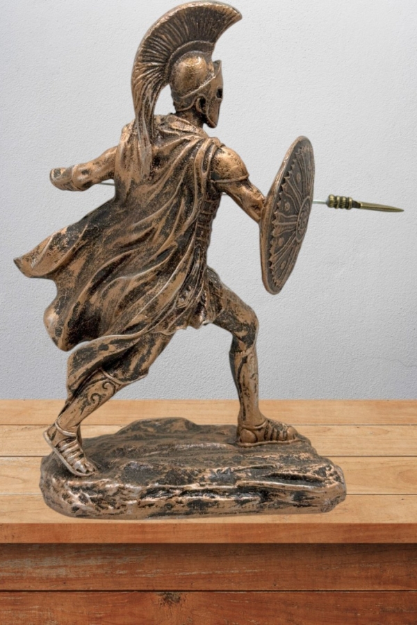 Akhilleus Biblo 19 Cm Mitolojik Kahraman Heykel Dekor Hediyelik Eşya