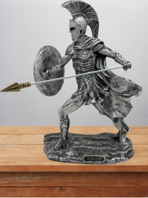 Akhilleus Biblo 19 Cm Mitolojik Kahraman Heykel Dekor Hediyelik Eşya