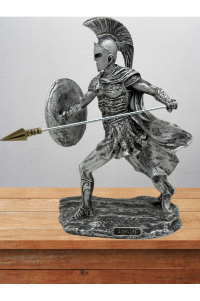 Akhilleus Biblo 19 Cm Mitolojik Kahraman Heykel Dekor Hediyelik Eşya