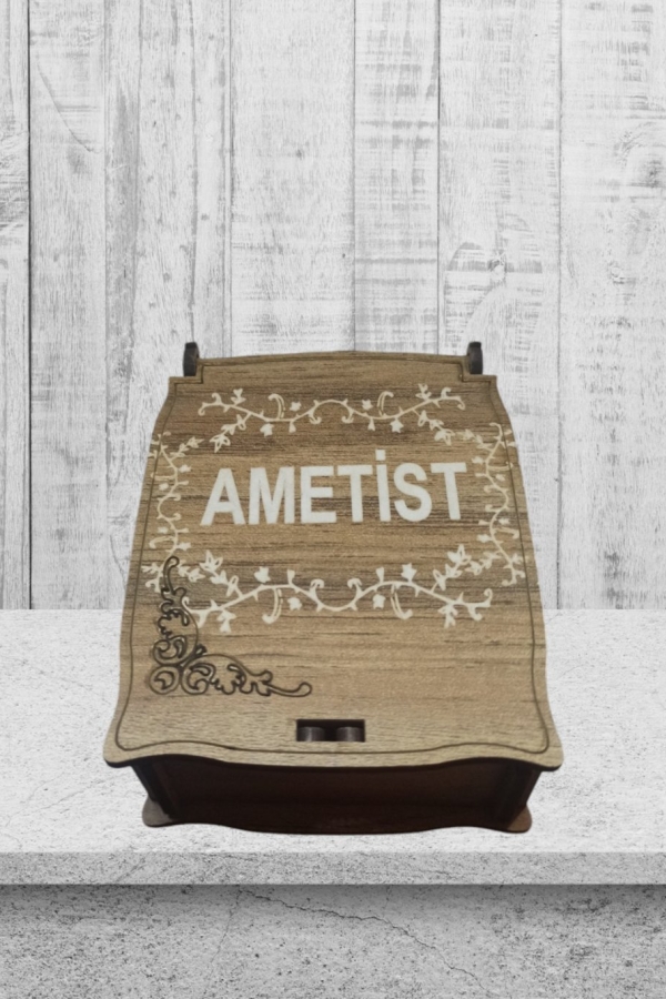 Ametist Taşı Kolye ve Bileklik Takım