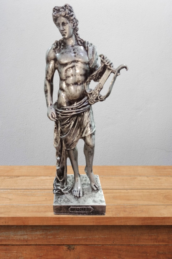 Apollon  Biblo 25 Cm Mitolojik Kahraman Heykel Dekor Hediyelik Eşya