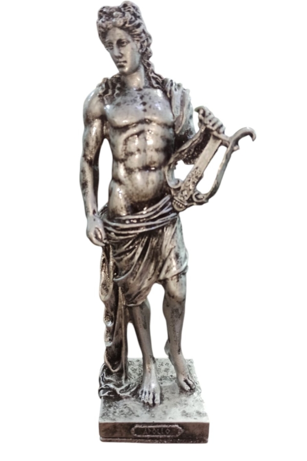 Apollon  Biblo 25 Cm Mitolojik Kahraman Heykel Dekor Hediyelik Eşya