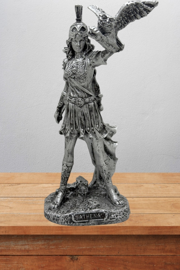 Athena  Biblo 22 Cm Mitolojik Kahraman Heykel Dekor Hediyelik Eşya