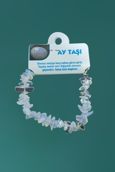 Doğal Aytaşı Bileklik Kırık Taş Model