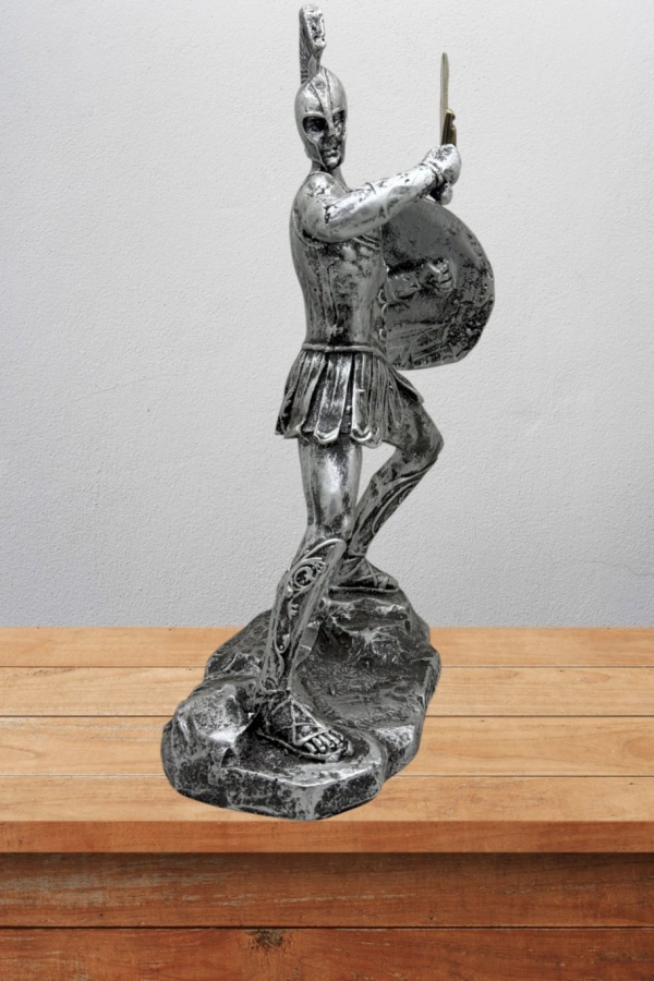 Hector  Biblo 25 Cm Mitolojik Kahraman Heykel Dekor Hediyelik Eşya