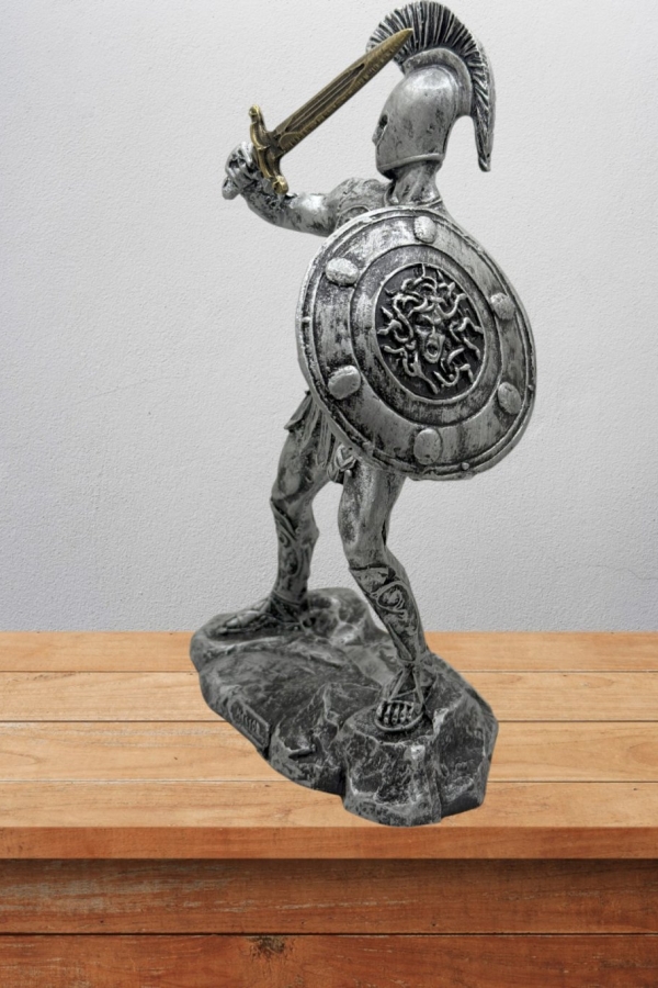 Hector  Biblo 25 Cm Mitolojik Kahraman Heykel Dekor Hediyelik Eşya