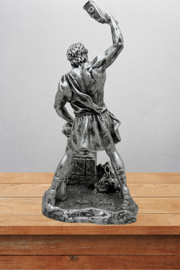 Hephaestus  Biblo 22 Cm Mitolojik Kahraman Heykel Dekor Hediyelik Eşya