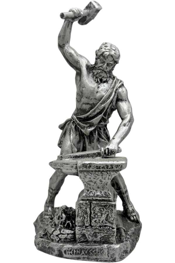 Hephaestus  Biblo 22 Cm Mitolojik Kahraman Heykel Dekor Hediyelik Eşya