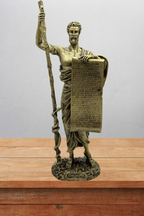 Hipokrat Biblo 25 Cm  Heykel Dekor Hediyelik Eşya