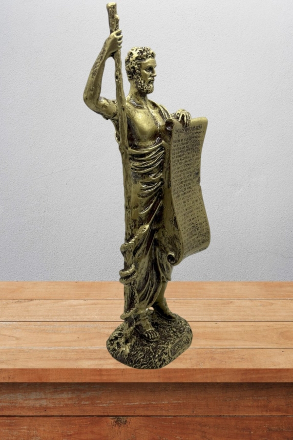 Hipokrat Biblo 25 Cm  Heykel Dekor Hediyelik Eşya