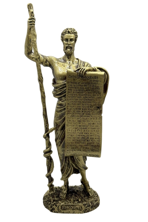 Hipokrat Biblo 25 Cm  Heykel Dekor Hediyelik Eşya