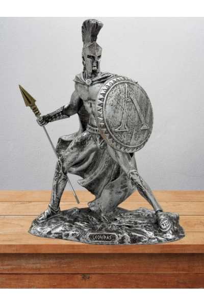 Leonidas  Biblo 20 Cm Mitolojik Kahraman Heykel Dekor Hediyelik Eşya