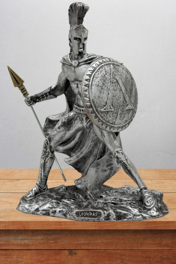 Leonidas  Biblo 20 Cm Mitolojik Kahraman Heykel Dekor Hediyelik Eşya