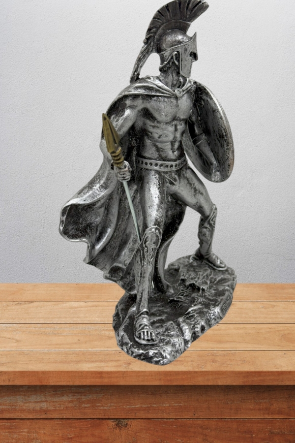 Leonidas  Biblo 20 Cm Mitolojik Kahraman Heykel Dekor Hediyelik Eşya
