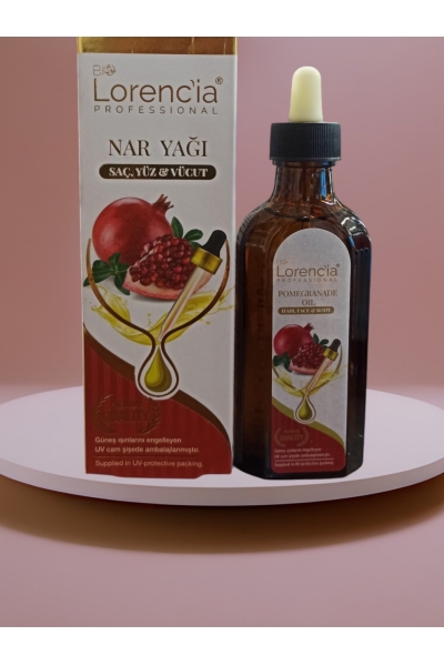 Lorencia Nar Yağı - Saç, Yüz, Vücut 100 ml