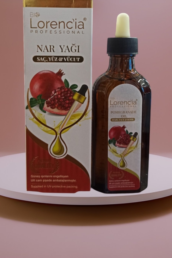 Lorencia Nar Yağı - Saç, Yüz, Vücut 100 ml