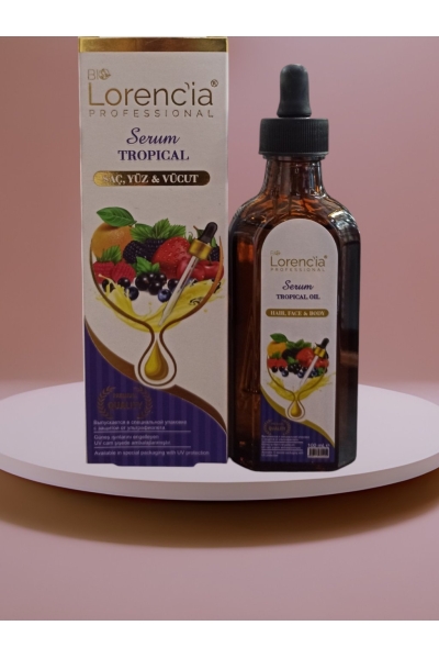 Lorencia Tropical Yağ - Saç, Yüz, Vücut 100 ml