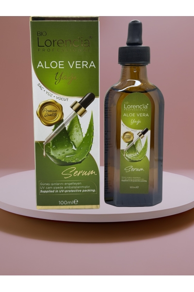 Lorencia Aloevera Yağı - Saç, Yüz, Vücut 100 ml