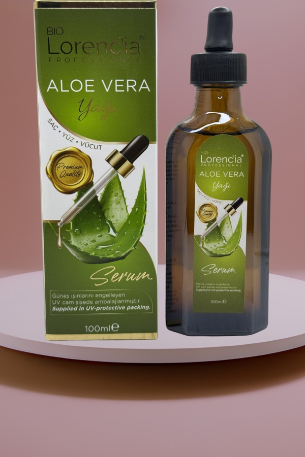 Lorencia Aloevera Yağı - Saç, Yüz, Vücut 100 ml