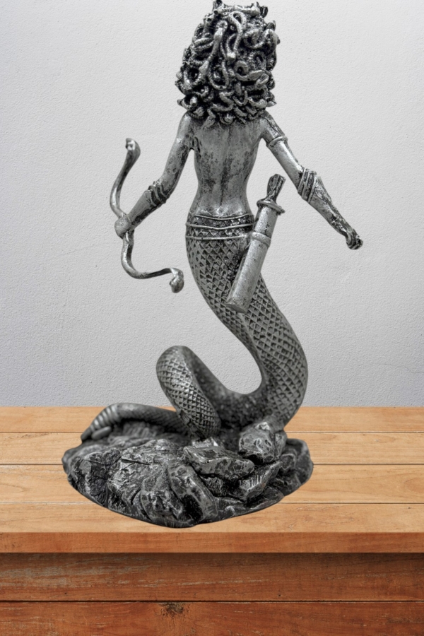 Medusa Biblo 22 Cm  Heykel Dekor Hediyelik Eşya