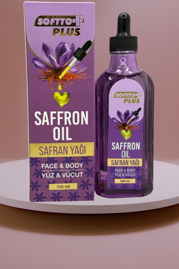 Softto Plus Safran Yağı - Saç, Yüz, Vücut 100 ml