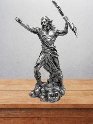 Zeus Biblo 20 Cm Mitolojik Kahraman Heykel Dekor Hediyelik Eşya