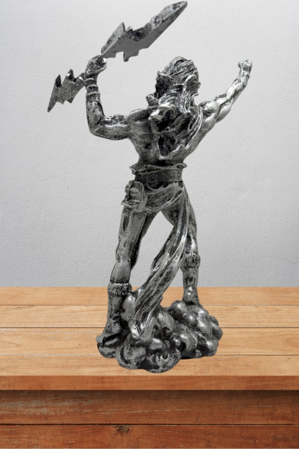 Zeus Biblo 20 Cm Mitolojik Kahraman Heykel Dekor Hediyelik Eşya